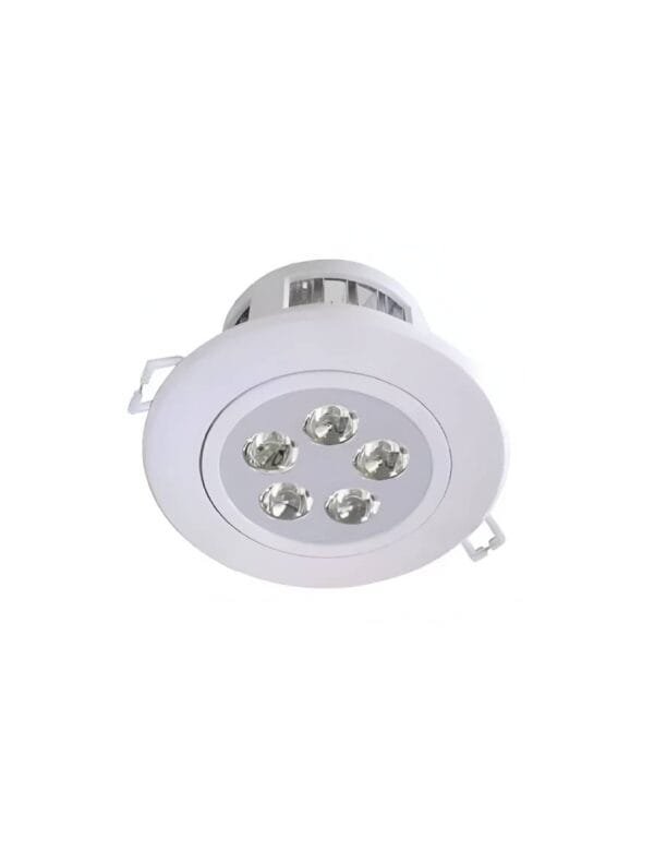 Spot LED Embutir Redondo 5w SMD Direcionável Branco Frio (2)