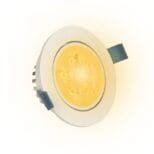 Spot LED Embutir Redondo 5w SMD Direcionável Branco Quente