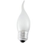 Lampada LED Vela 5w E27 Leitosa Com Bico Branco Frio