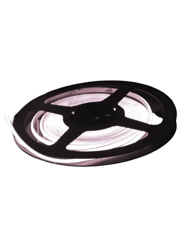 Fita de Led Cob 320 Leds 7w Por Metro Ip20 Rolo 5m Branco Neutro 12v