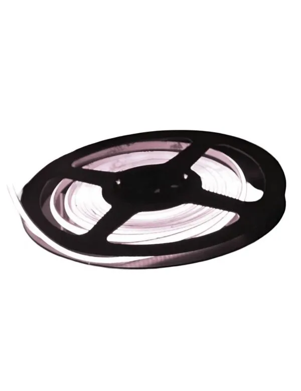 Fita de Led Cob 320 Leds 7w Por Metro Ip20 Rolo 5m Branco Neutro 12v