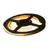 Fita de Led Cob 320 Leds 7w Por Metro Ip20 Rolo 5m Branco Quente 12v