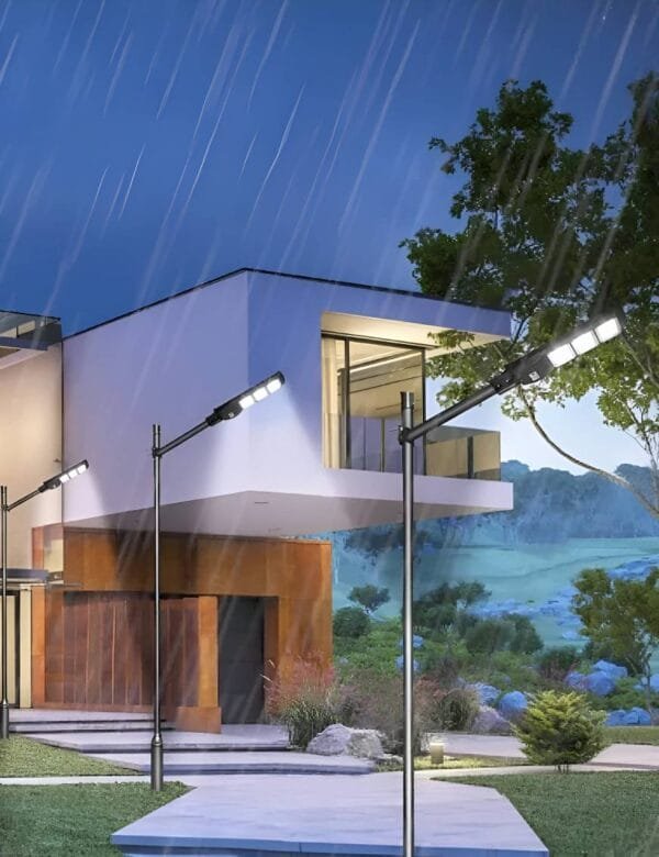 Luminária Pública Solar LED 300w Branco Frio Premium (1)