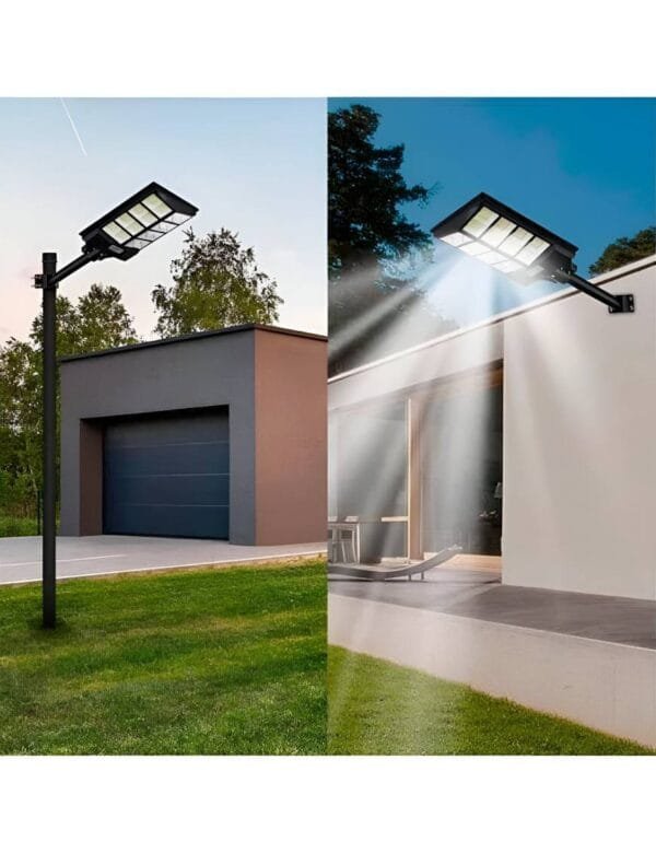 Luminária Pública Solar LED 600w Branco Frio (5)