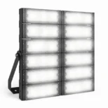 refletor led modular 600w aceso