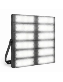refletor led modular 600w aceso