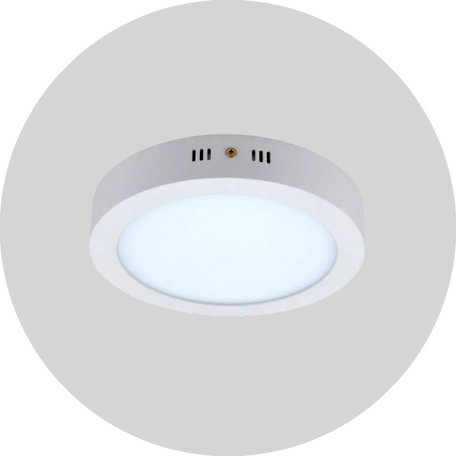 plafon redondo sobrepor iluminação residencial rondonia